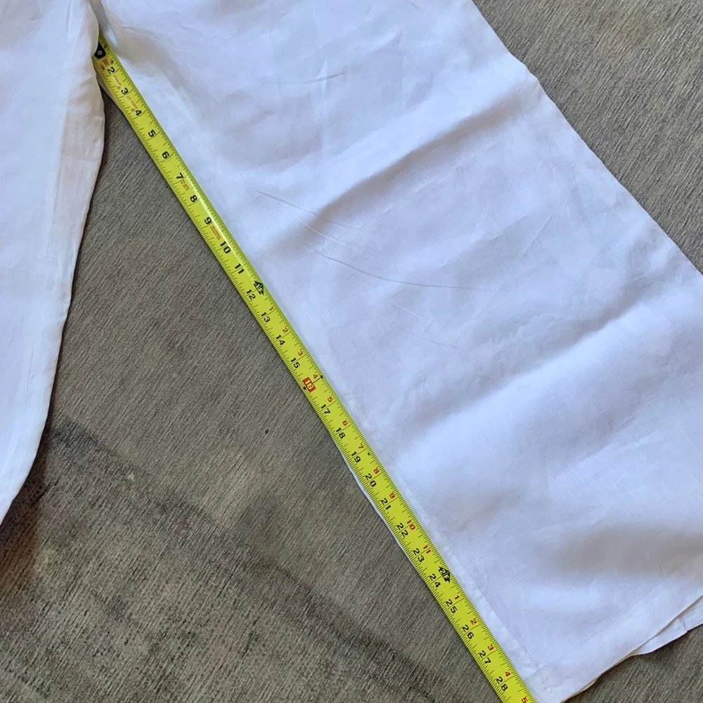 Celine Wide Leg White Pants - Picture 10 of 10